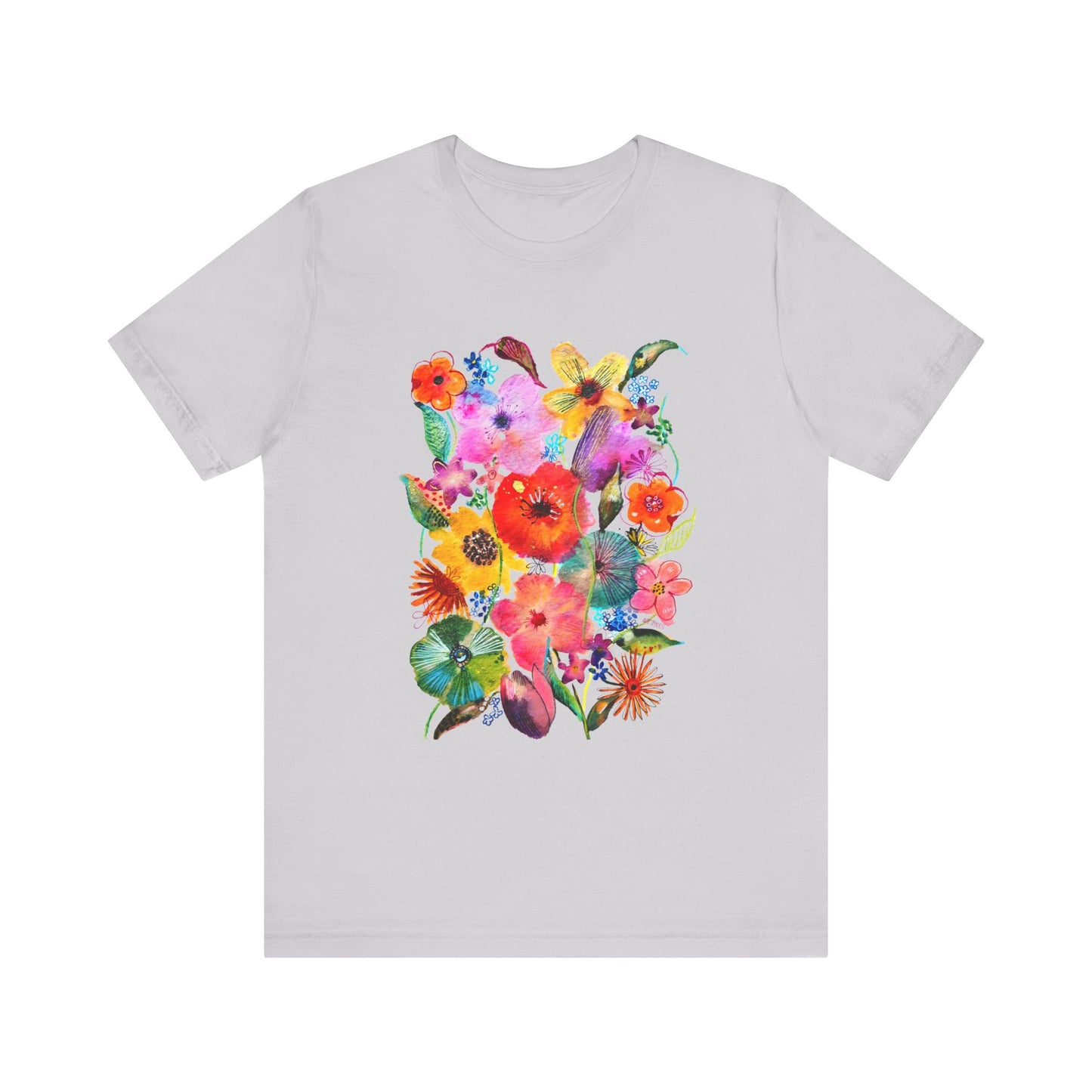 Whimsical Flowers - Art by Rien - classic tee