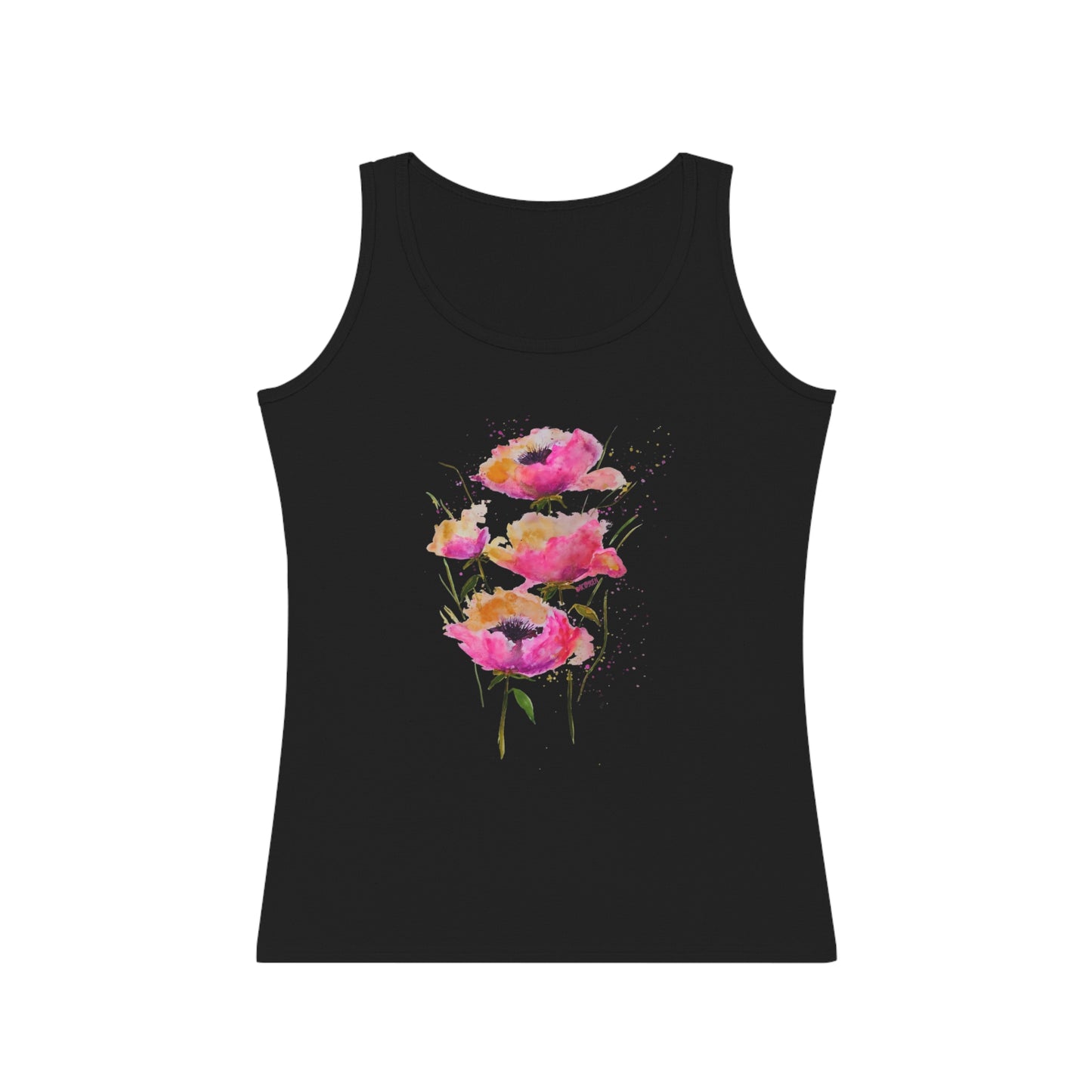 Pink Poppies - Art by Rien - Tank Top