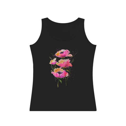 Pink Poppies - Art by Rien - Tank Top