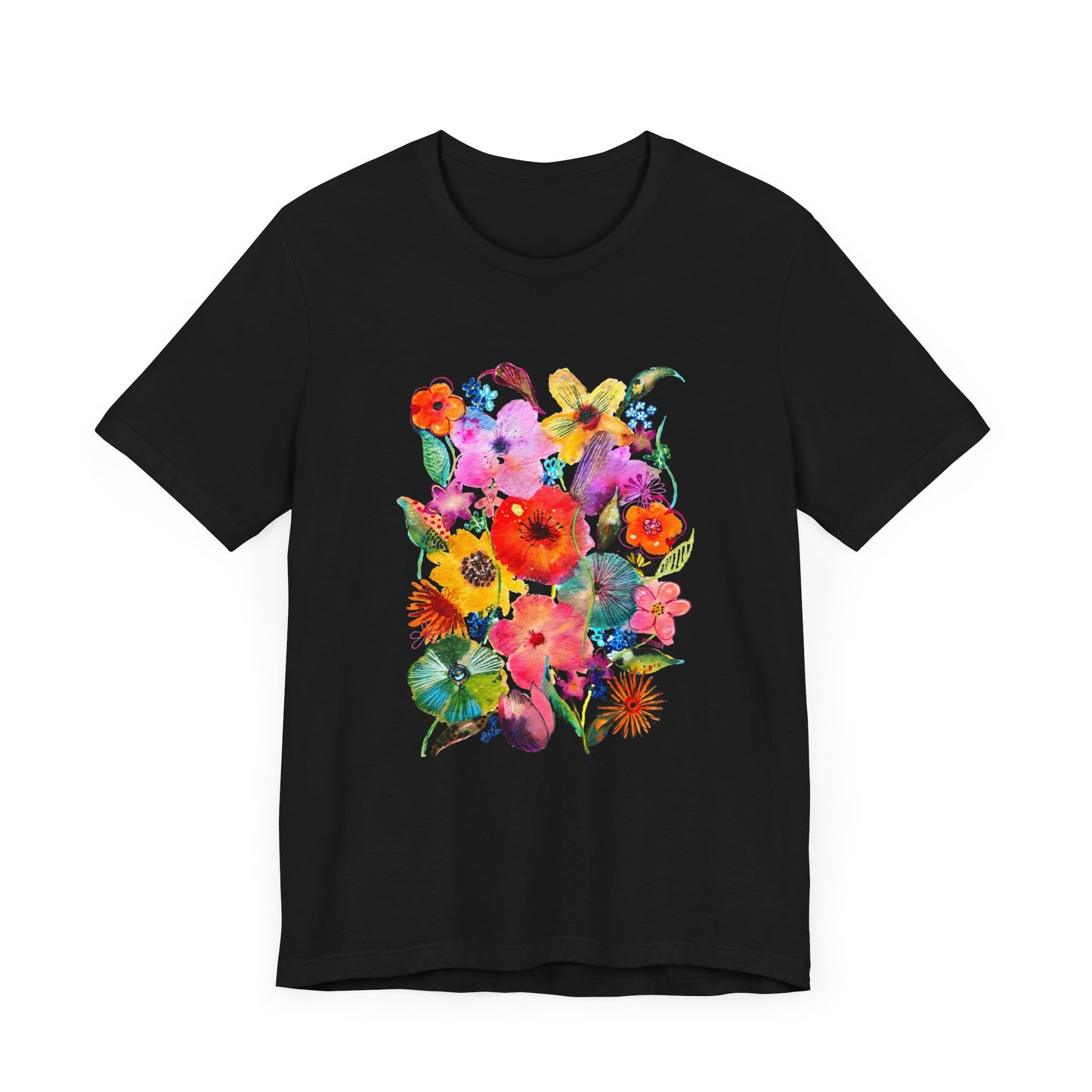 Whimsical Flowers - Art by Rien - classic tee