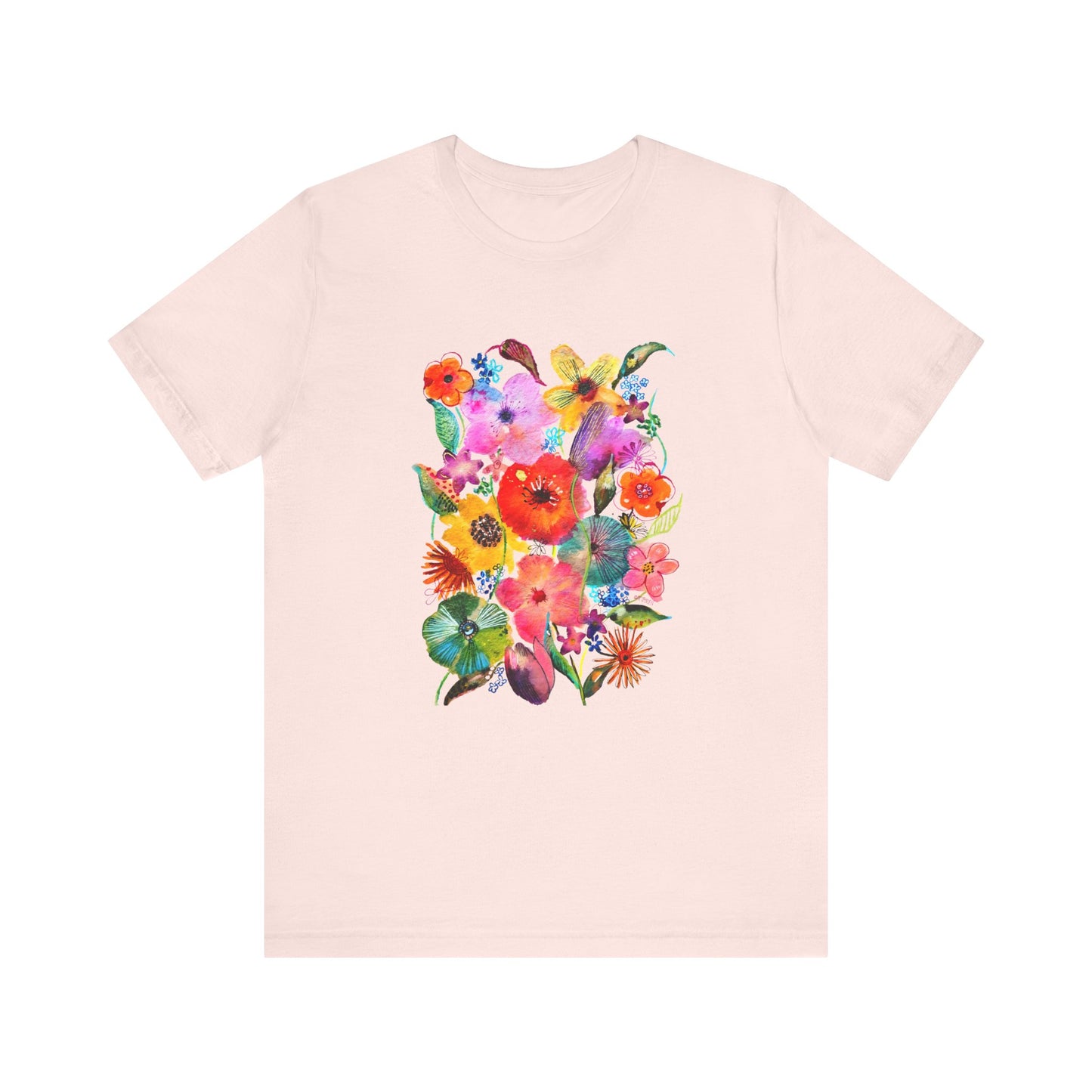 Whimsical Flowers - Art by Rien - classic tee