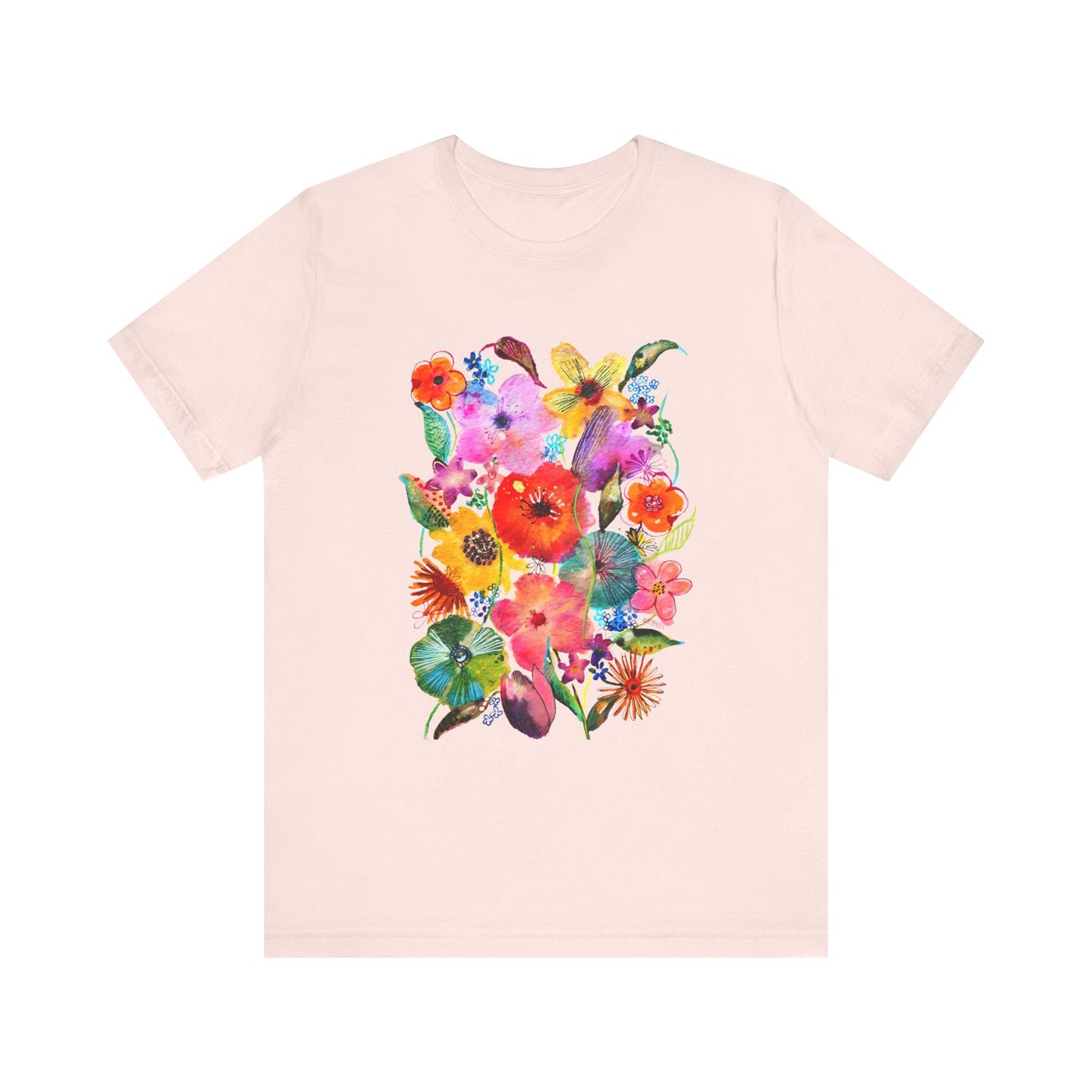 Whimsical Flowers - Art by Rien - classic tee