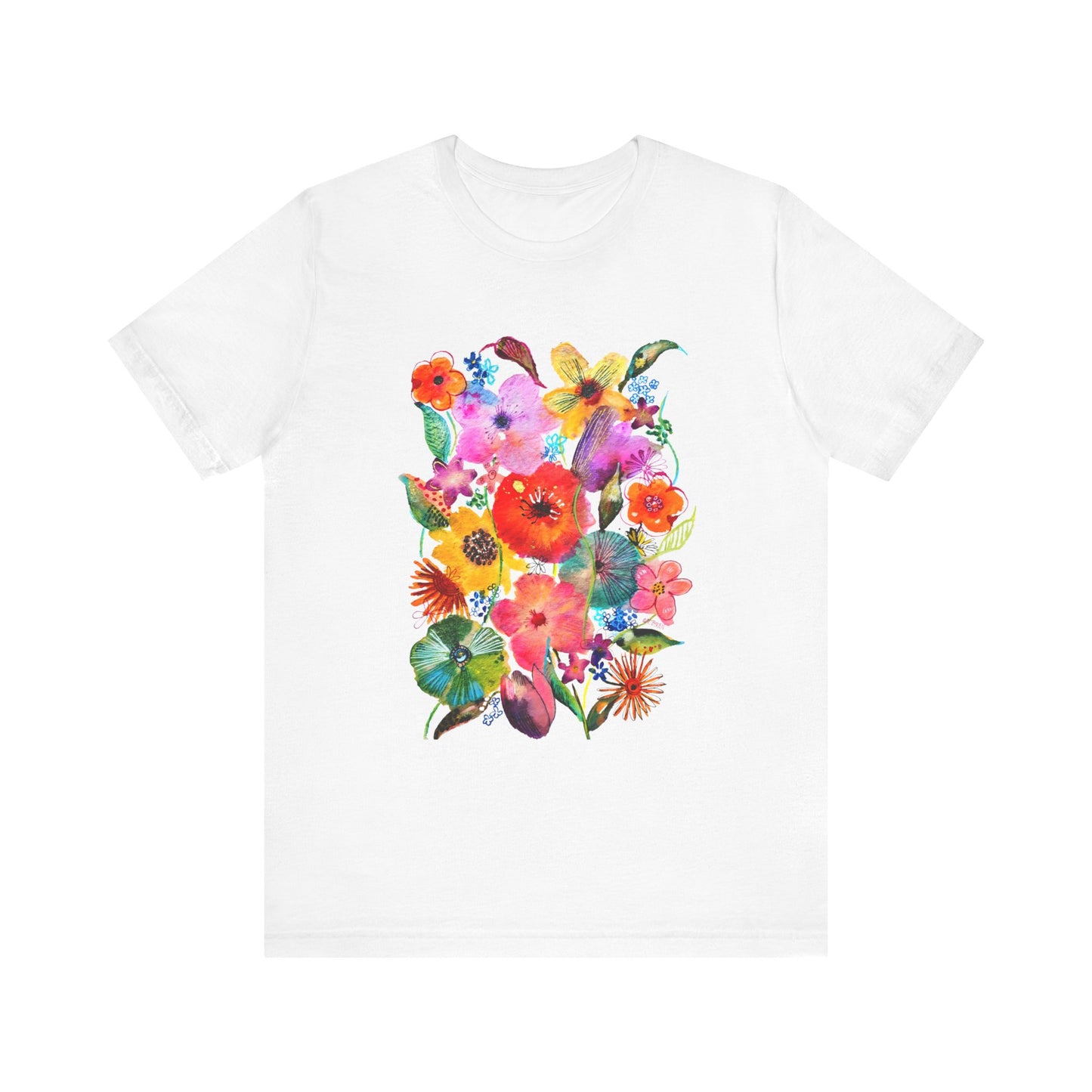 Whimsical Flowers - Art by Rien - classic tee