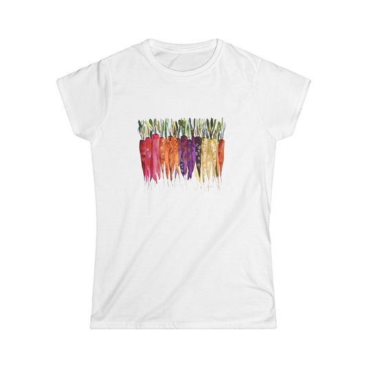 Rainbow Roots - Art by Rien - slim fit tee