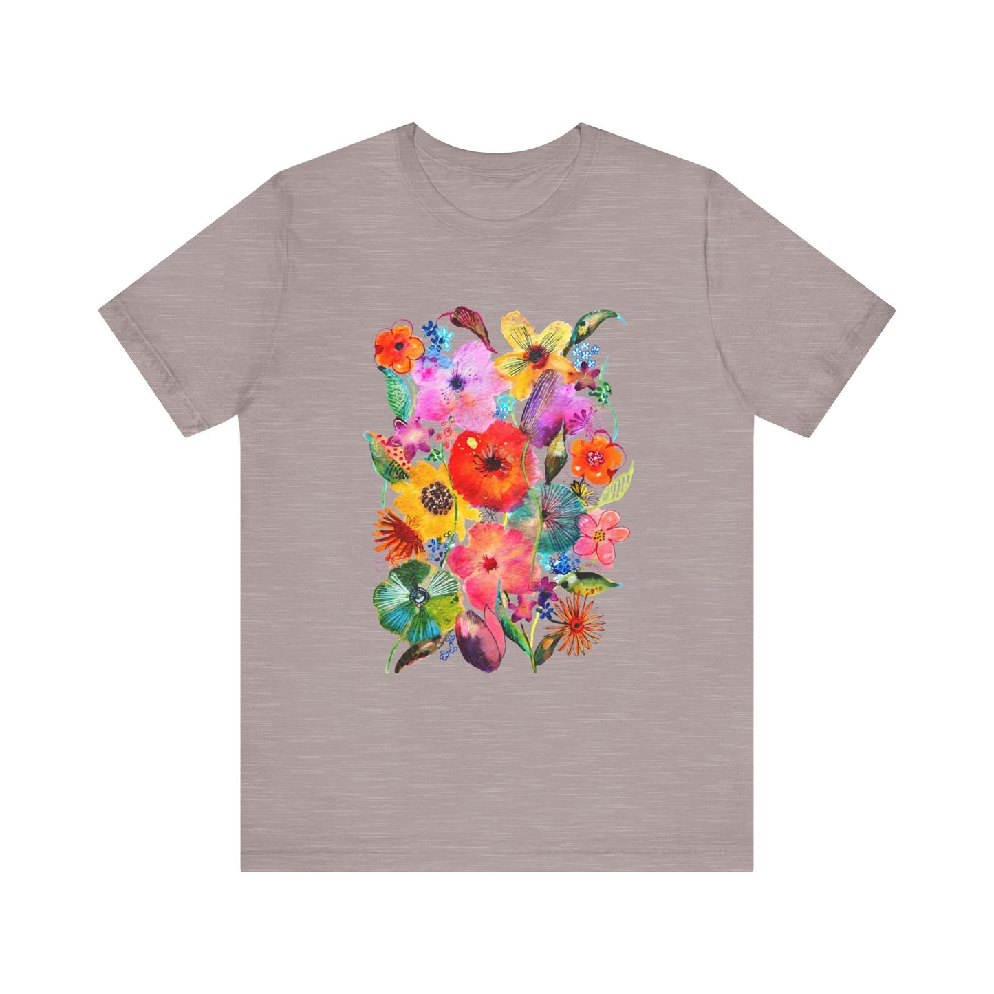 Whimsical Flowers - Art by Rien - classic tee