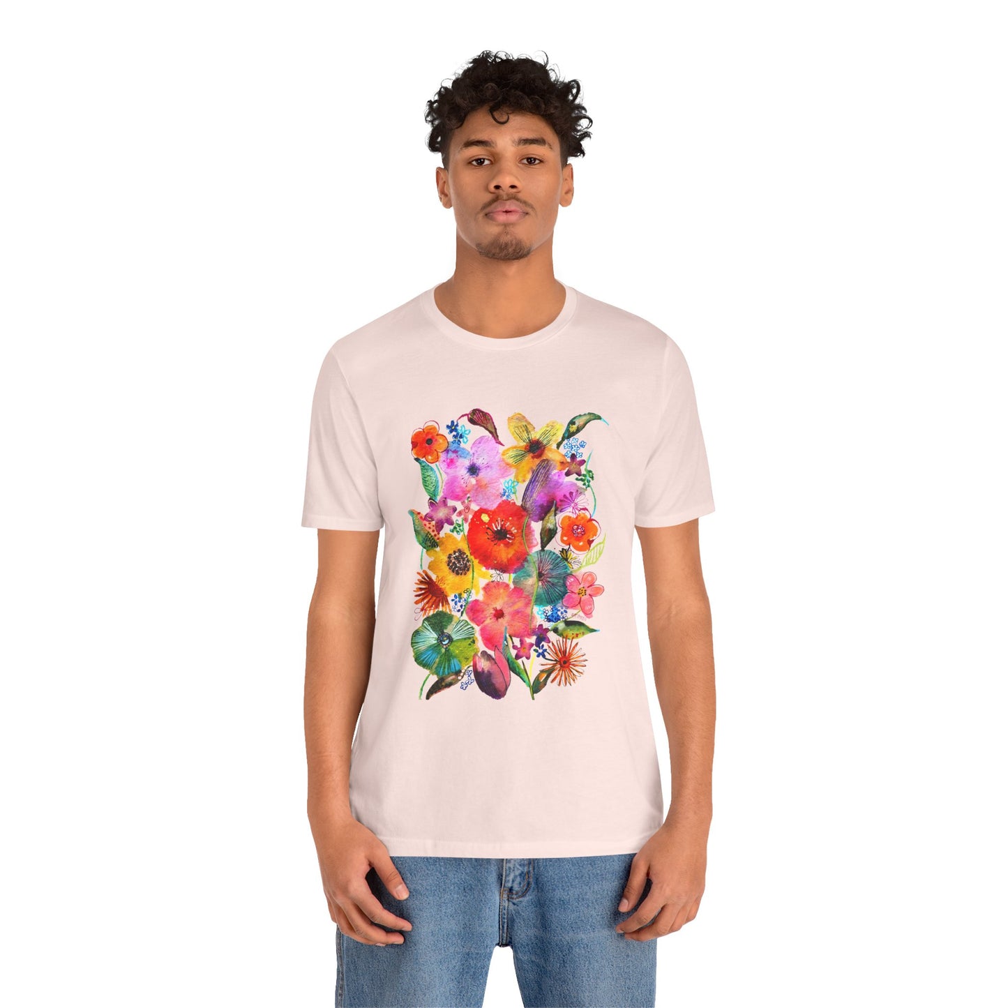 Whimsical Flowers - Art by Rien - classic tee