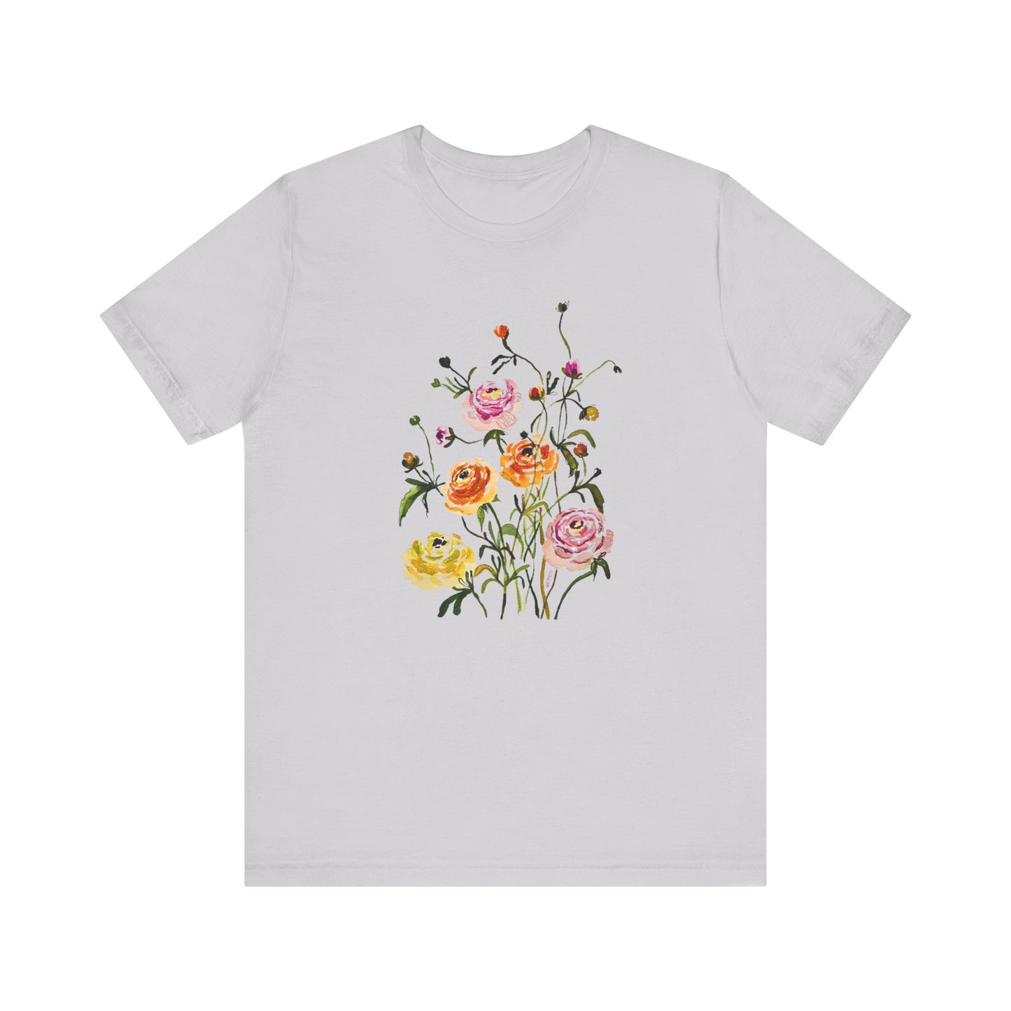 Dancing Ranunculus - Art by Rien - classic tee