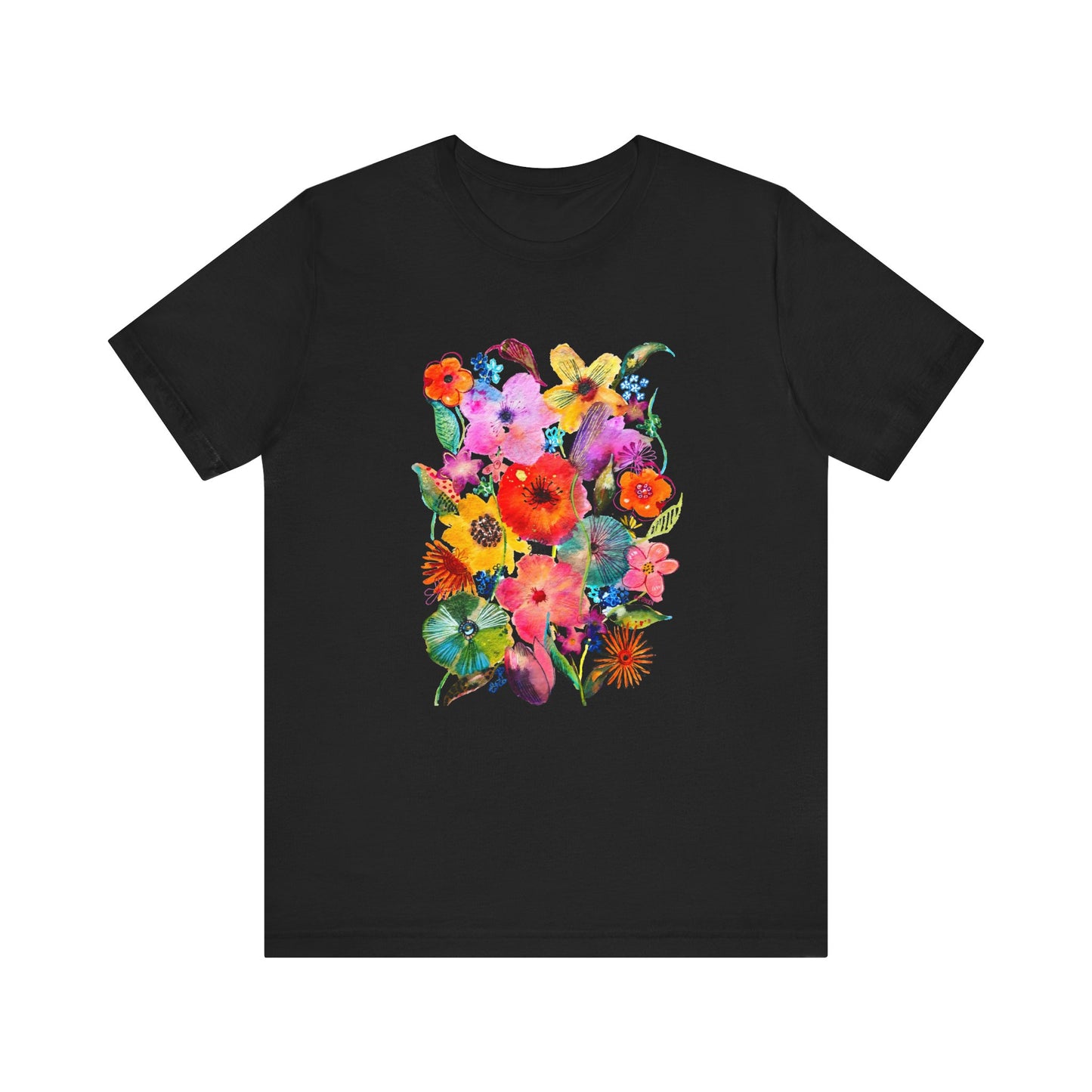 Whimsical Flowers - Art by Rien - classic tee