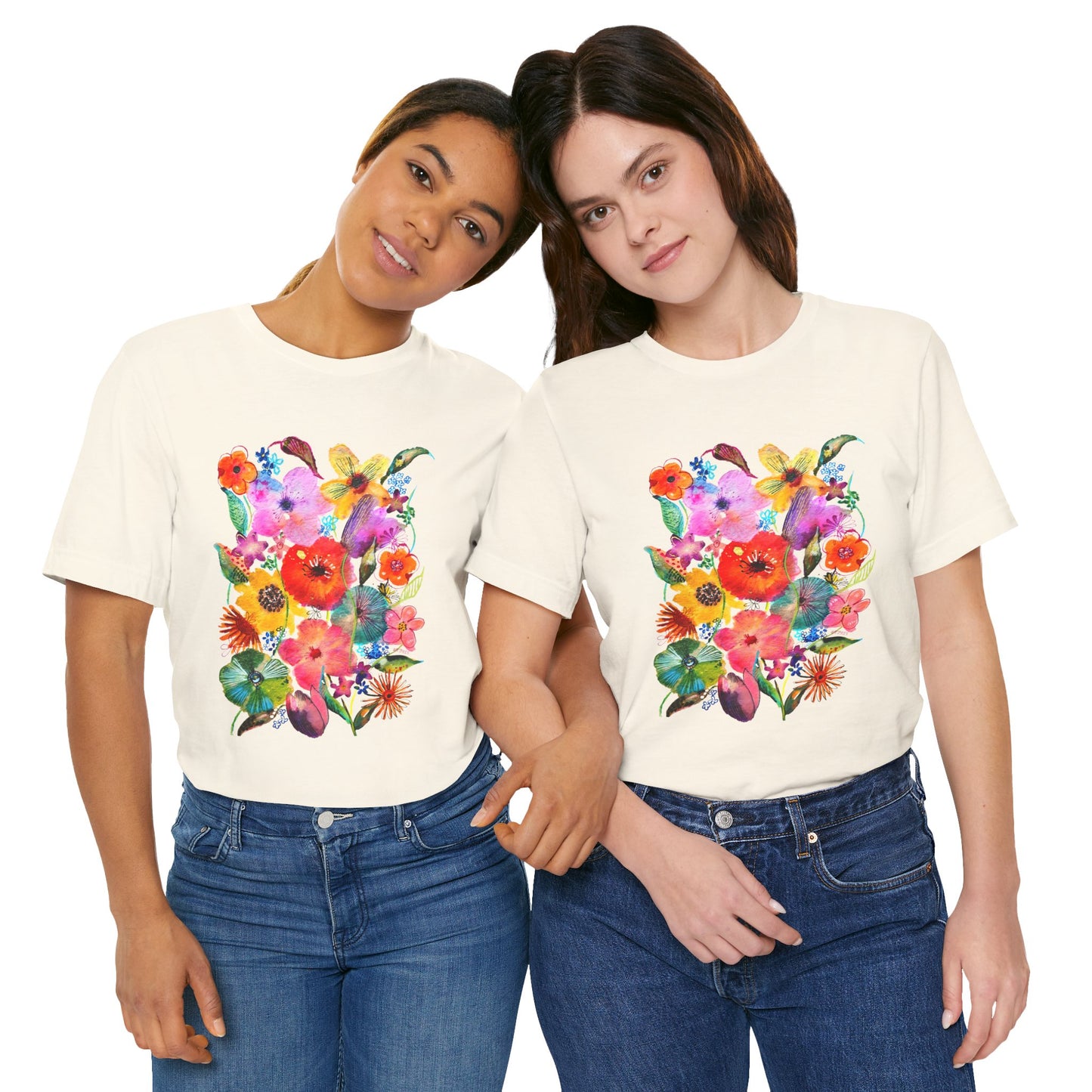 Whimsical Flowers - Art by Rien - classic tee