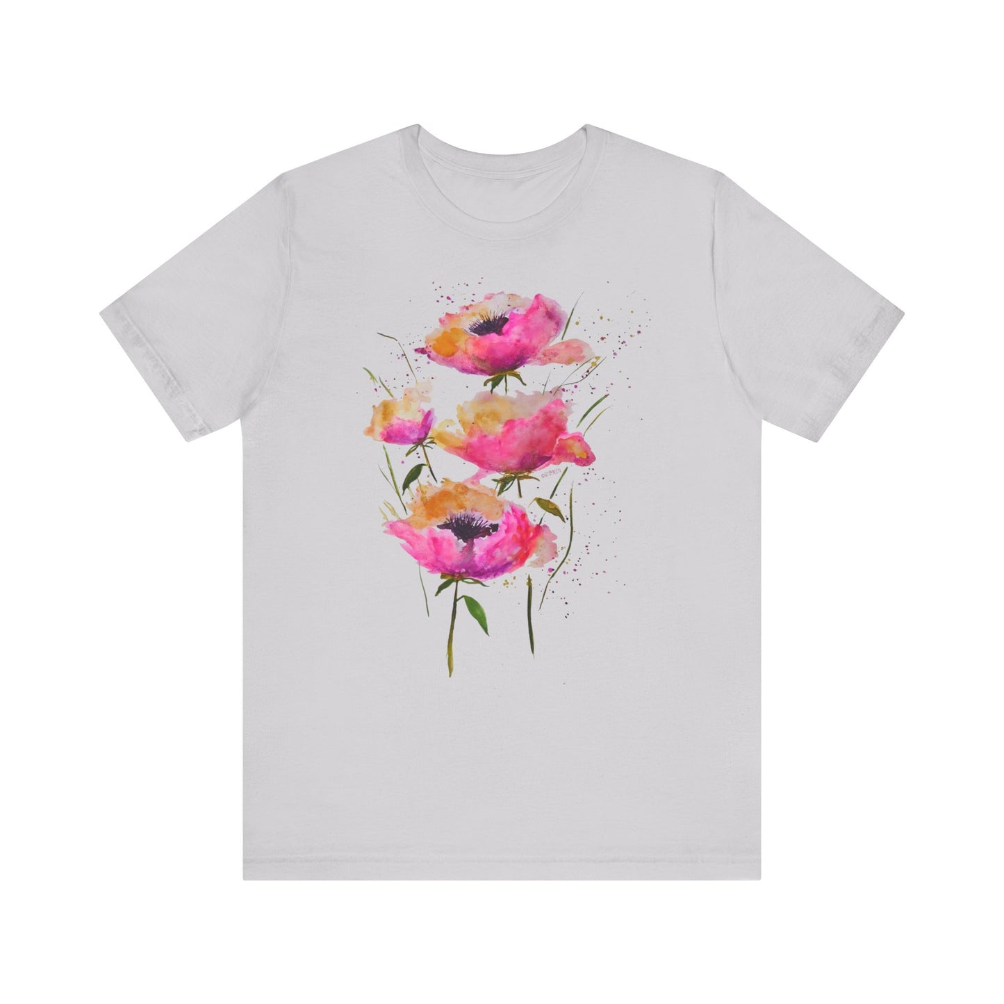 Pink Poppies - Art by Rien - classic tee