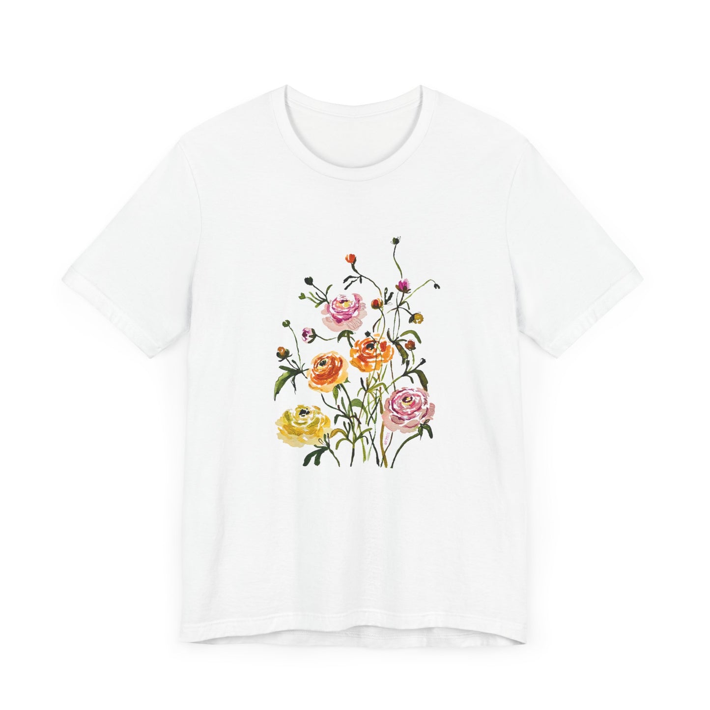 Dancing Ranunculus - Art by Rien - classic tee