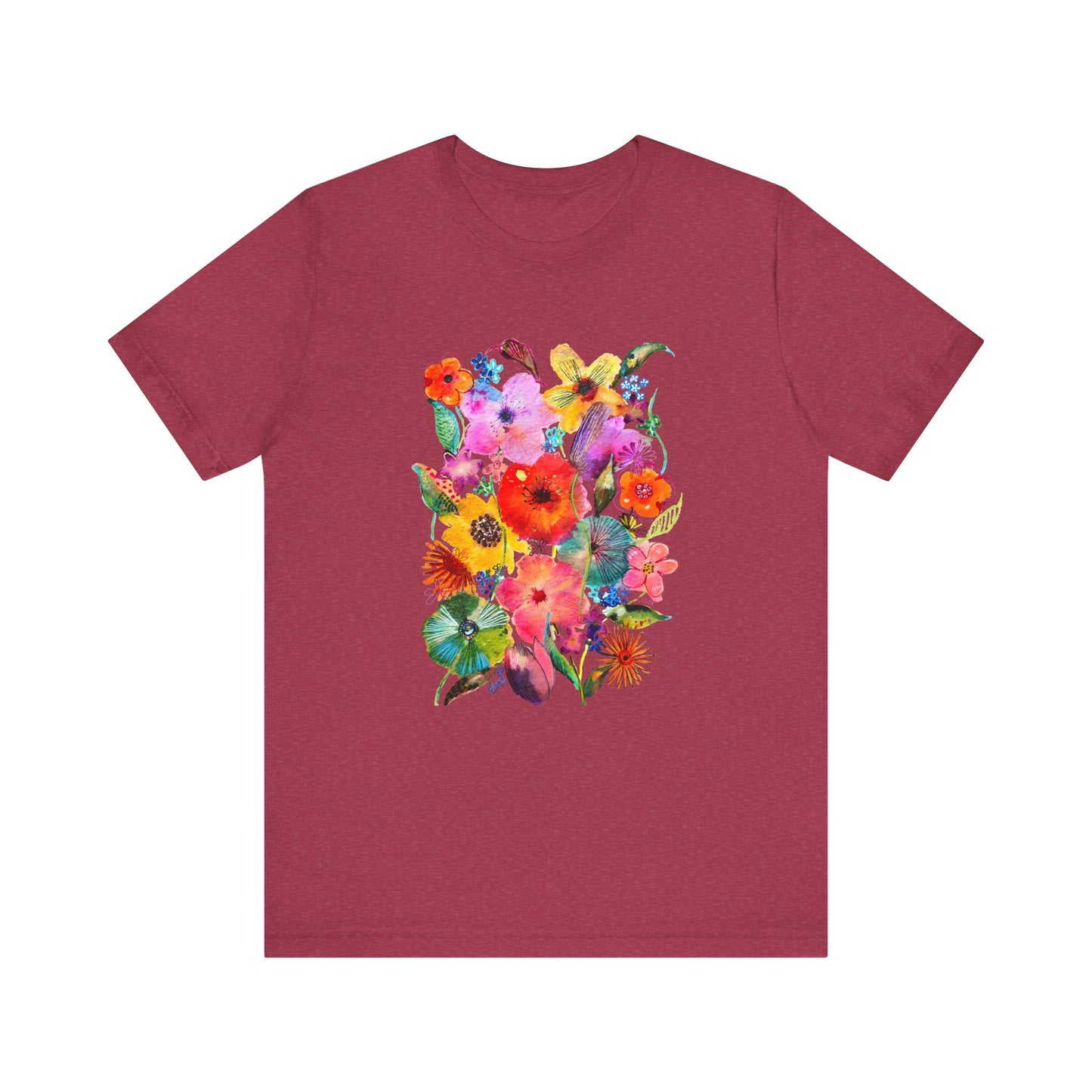 Whimsical Flowers - Art by Rien - classic tee