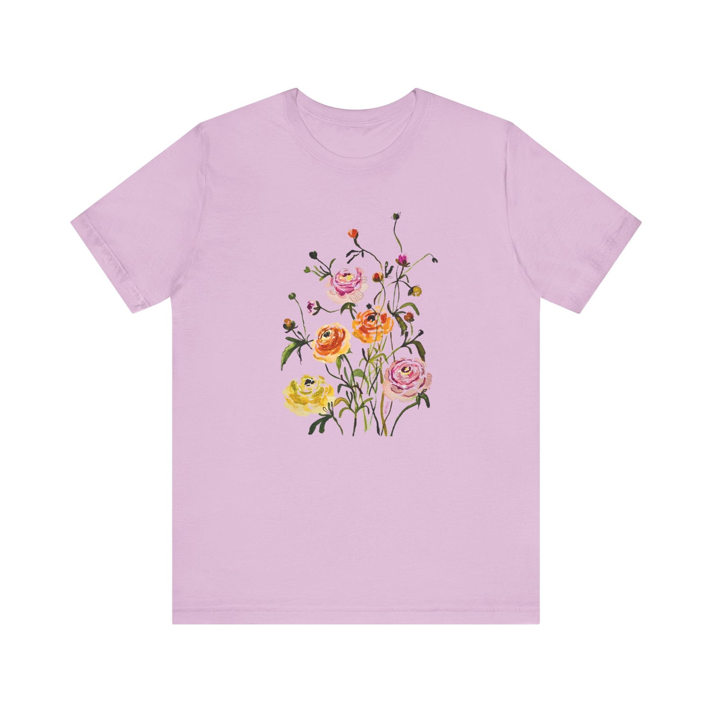 Dancing Ranunculus - Art by Rien - classic tee