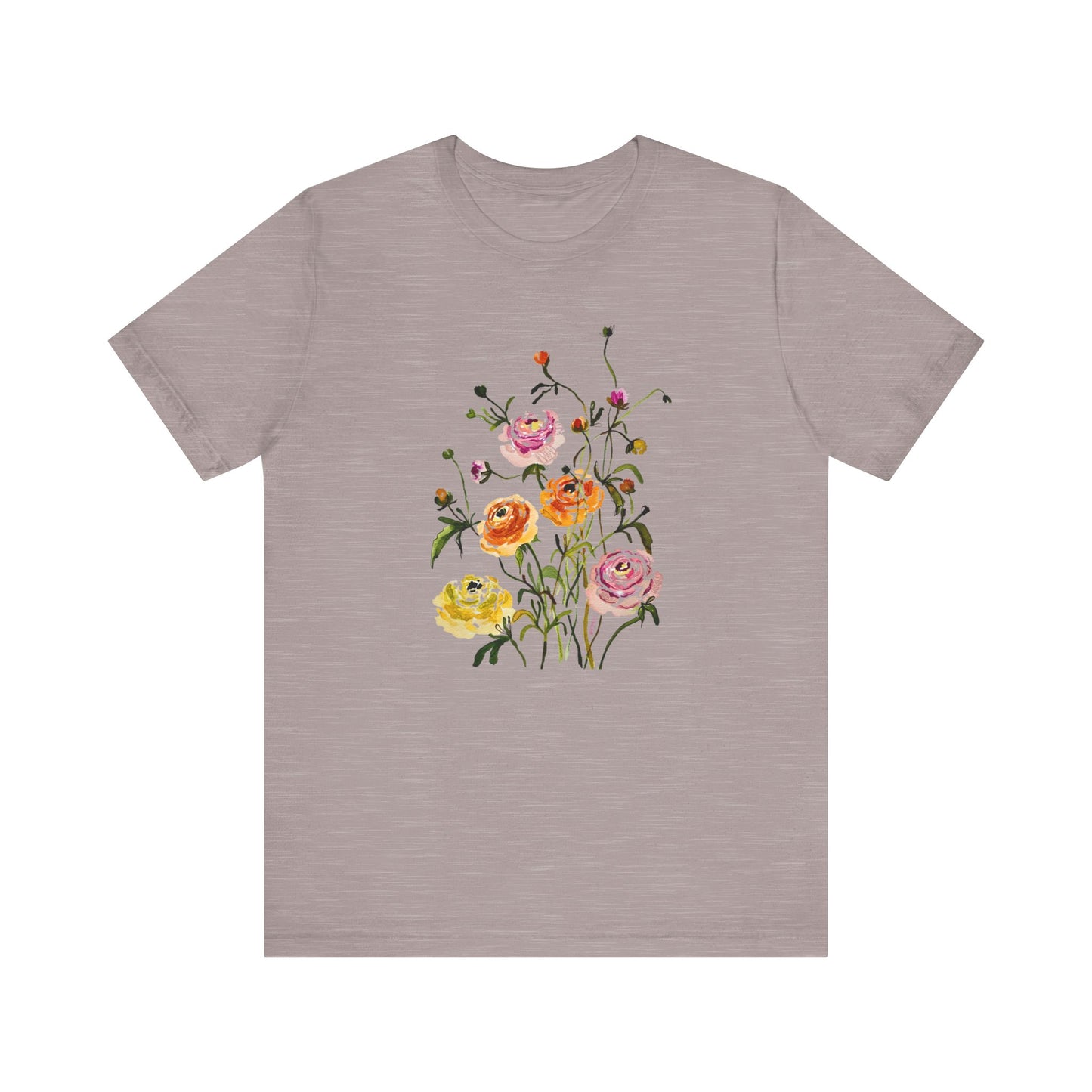 Dancing Ranunculus - Art by Rien - classic tee