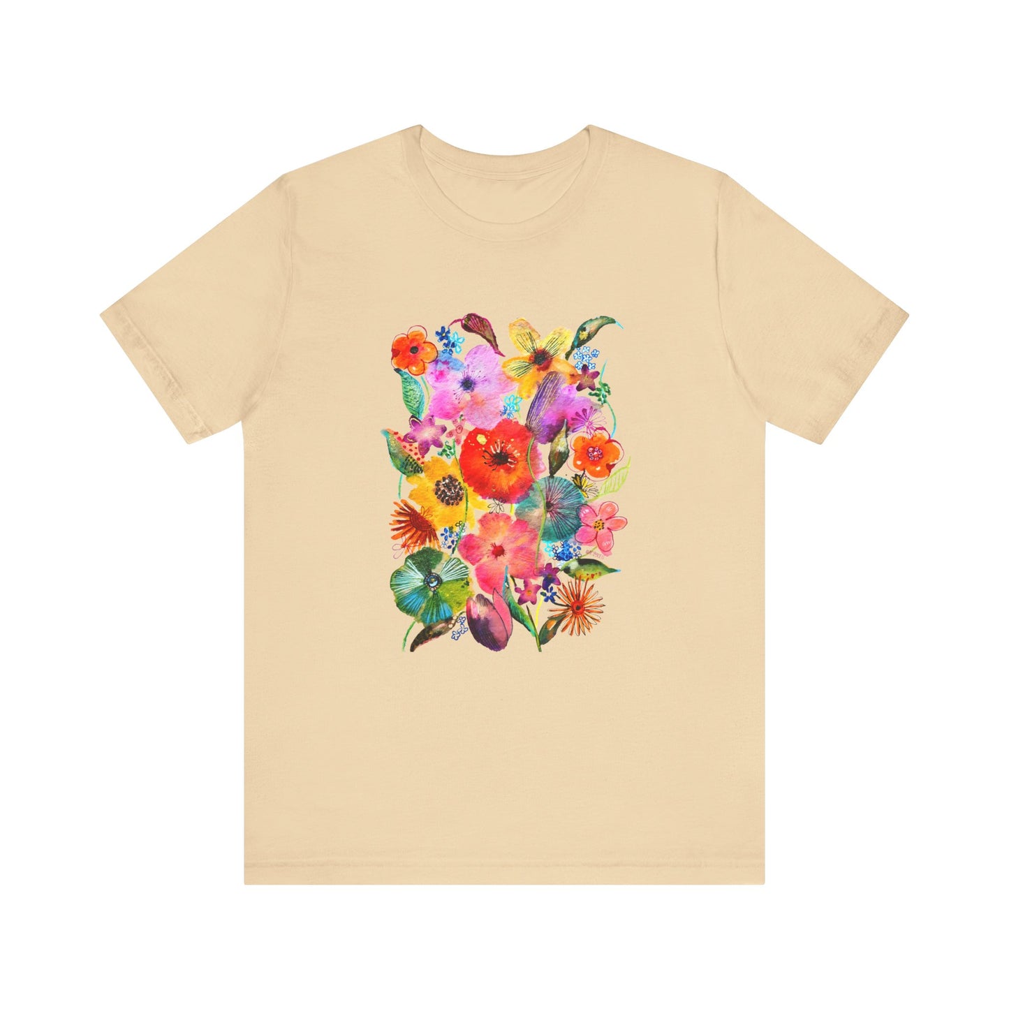 Whimsical Flowers - Art by Rien - classic tee