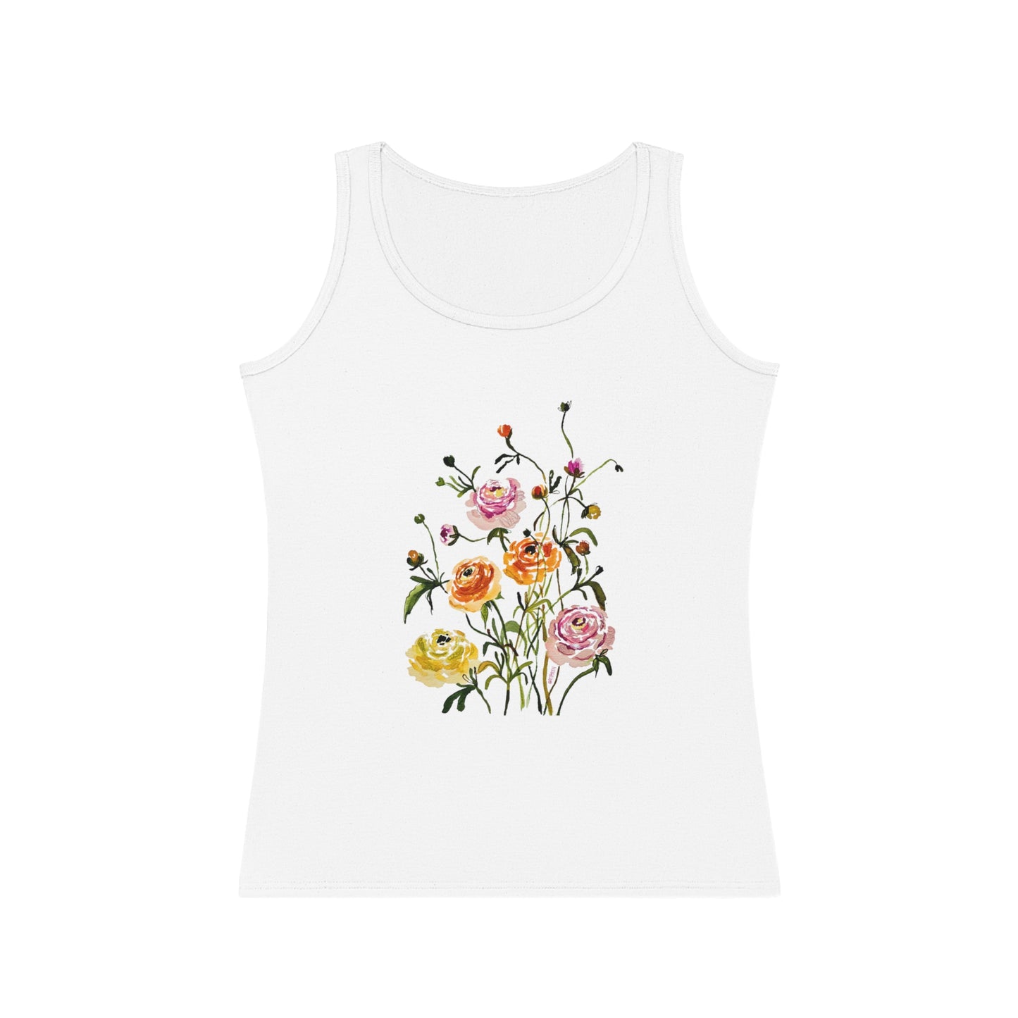 Dancing Ranunculus - Art by Rien - Tank Top