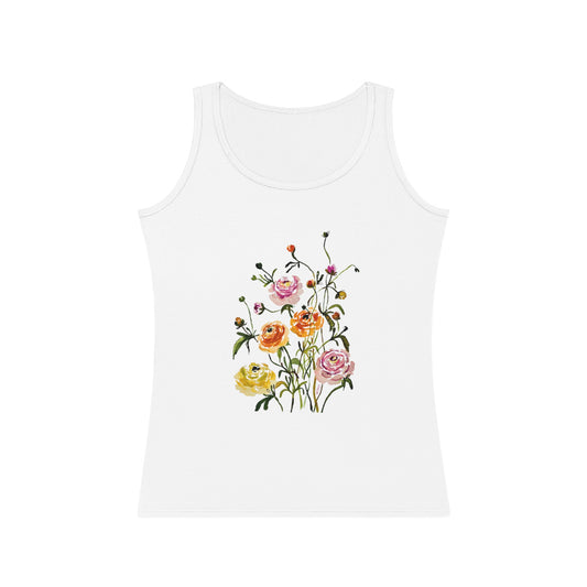 Dancing Ranunculus - Art by Rien - Tank Top