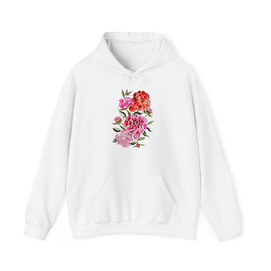 Romantic Peonies - Art by Rien - Hoodie