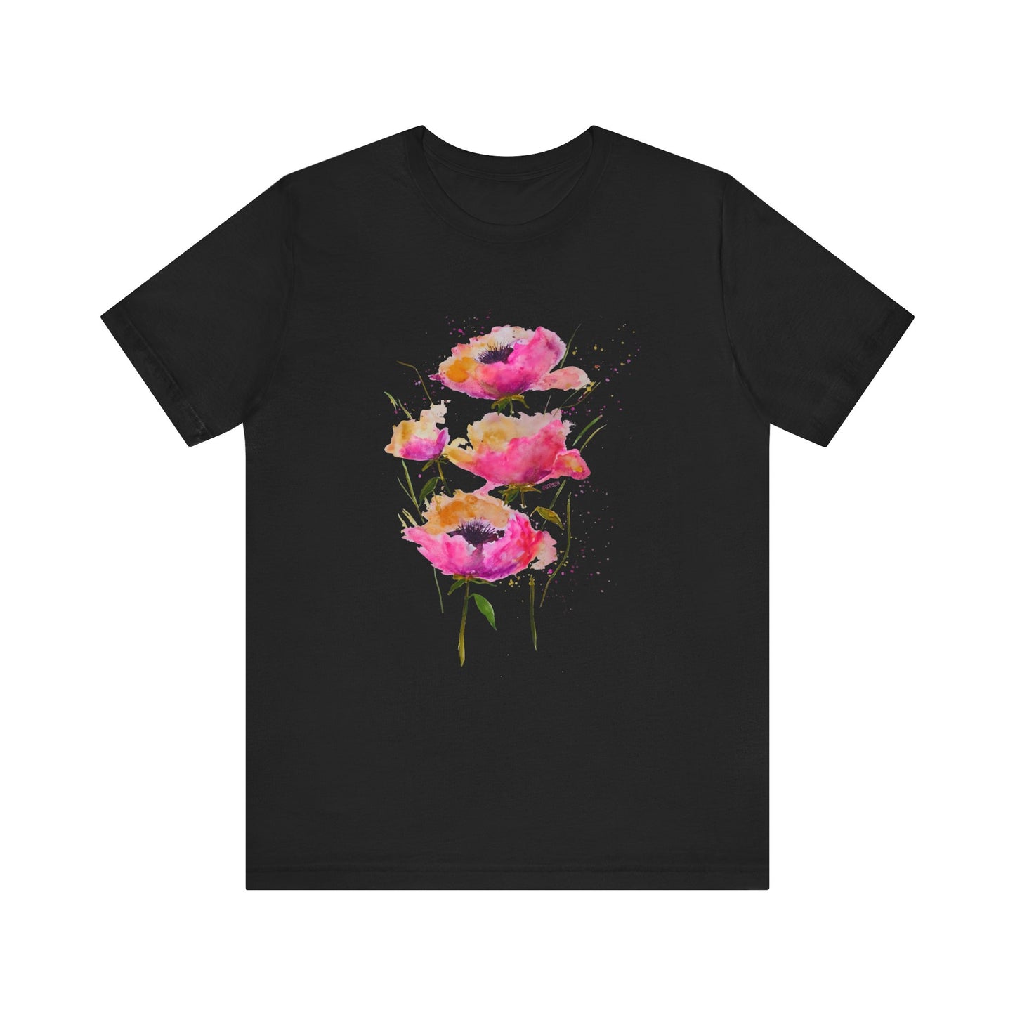 Pink Poppies - Art by Rien - classic tee