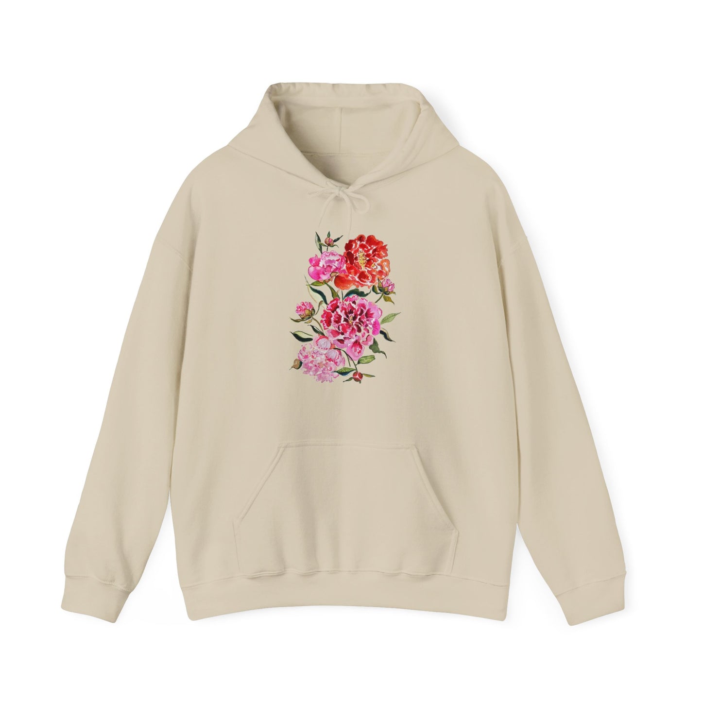 Romantic Peonies - Art by Rien - Hoodie